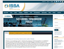Tablet Screenshot of issa.org