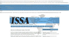 Desktop Screenshot of mil.issa.org
