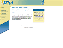 Tablet Screenshot of nj.issa.org